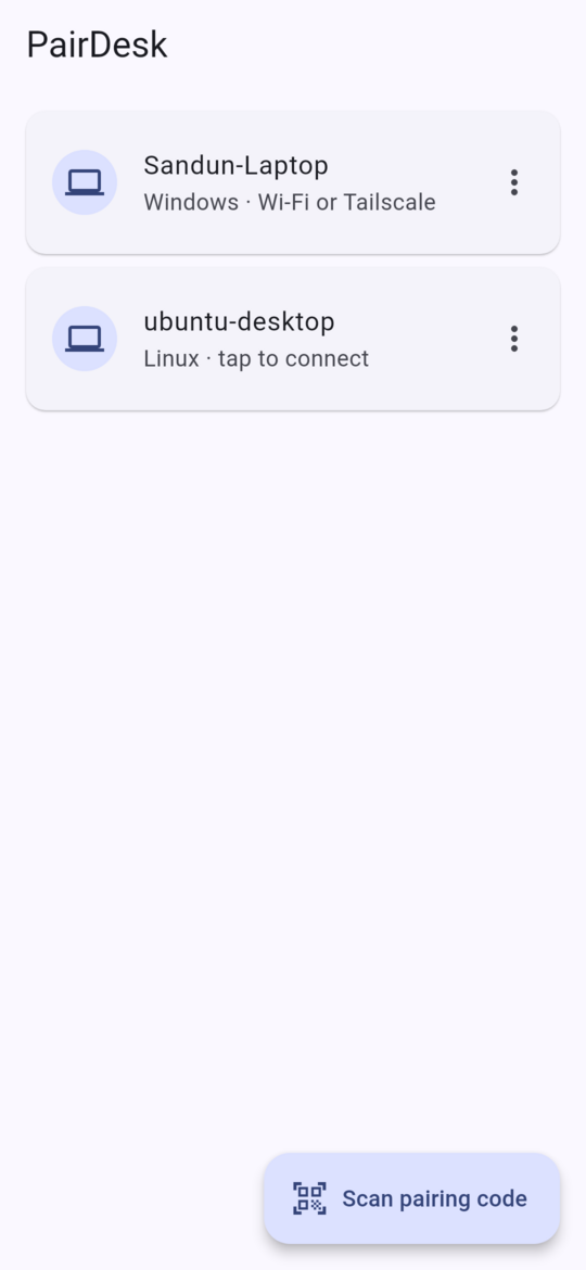 Paired computers